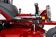 Federunterstütze Mähwerksaushebung